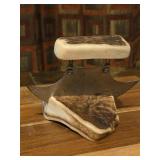 traditional Inuit Ulu knife featuring a stainless