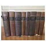 Group of Leather Bound Novels in French from