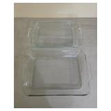 Pyrex and anchor hocking large casserole baking