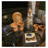 Coasters, sand art, pottery
