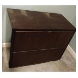 Wood file cabinet 36 x 30 x 19