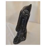 Inuit Soapstone Sculpture- marked on bottom,