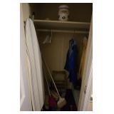 Contents of Hall Closet, 2 step wood ladder