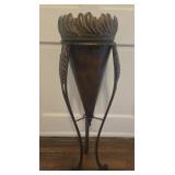 Decorative Metal Planter 34"Tx10"W
