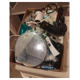 Toothbrushes, hair dryer, thermometer and