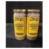 Zoup! Portabella Mushroom Bisque.2-16 oz bottles.