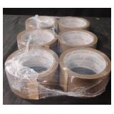 Hot Melt Carton Sealing Tape. 6 rolls
