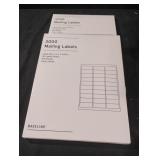 Mailing Labels. 2-3000 ct boxes