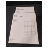 Mailing Labels. 2-3000 ct boxes