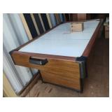 Air hockey table 62 x 29 1/2 x 37
