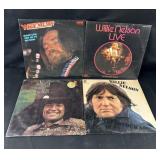 1st Lot of 4 Willie Nelson LPs