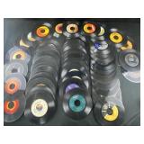 Assorted 45 vinyl record