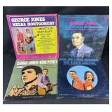 Lot of 4 George Jones AKA the Possum LPs