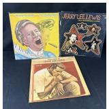 Lot of 3 Jerry Lee Lewis AKA the Killer LPs