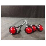 3/4-inch round red LED marker or clearance light