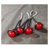 3/4-inch round red LED marker or clearance light