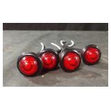 3/4-inch round red LED marker or clearance light