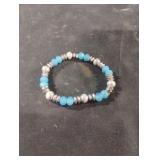 Plastic beaded bracelet