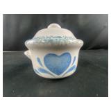 sponge pot with lid 3 1/2 inches tall