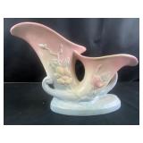 vintage Hull art pottery double cornucopia in