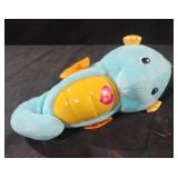 Fisher-Price Soothe & Glow Seahorse plush toy.