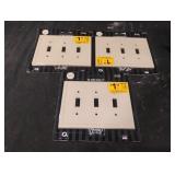 Somerset triple toggle light switch cover