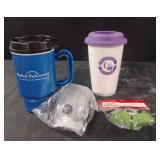 Thermos, baking cups and a mouse cover