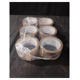 Hot Melt Carton Sealing Tape. 6 rolls