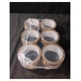 Hot Melt Carton Sealing Tape. 6 rolls