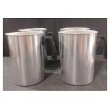 Aluminum pitchers. 4 total
