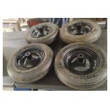 Set of 4 tires. Need air