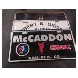 License plates