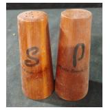 Myrtle Beach wood salt and pepper shaker set
