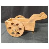 Handmade wood wagon