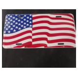 American Flag license plate