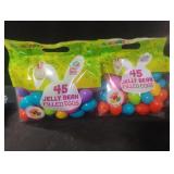 Plastic Easter eggs. 2-45 ct packs. Candy Exp.