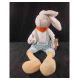 Plush bunny with tags 28" tall