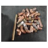 Copper and brass pipe fittings