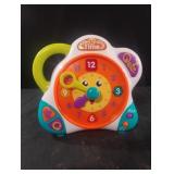 Biligual Interactive Toy Clock Learn to Tell Time