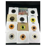 Lot of 12 Miscellaneous 45s