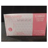 Vinyl Gloves. 2-100 ct boxes. Size L