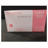 Vinyl Gloves. 2-100 ct boxes. Size L