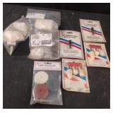 Polishing sets, shanks and buffs