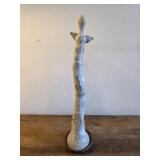 Studio art pottery 12" figure angel