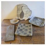 Eddie Smith pottery assorted pieces