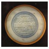 Charles Counts pottery plate