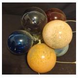 Hand blown glass balls