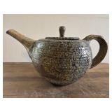 studio art pottery teapot 12x7" unmarked