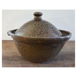 Jugtown 6x5" lidded earthenware pot