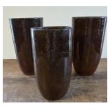 Ben Owen brown glazed cups